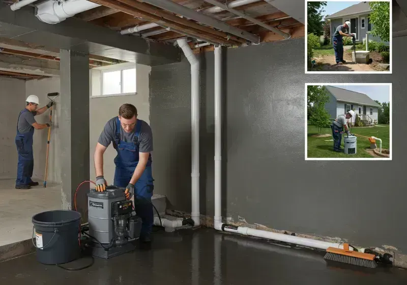 Basement Waterproofing and Flood Prevention process in Alum Creek, WV